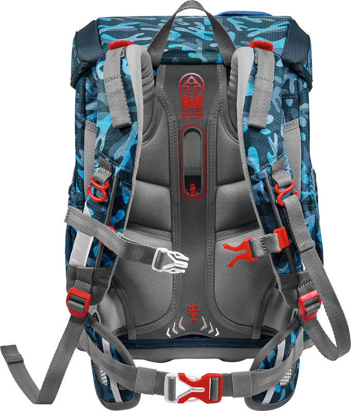 Step by Step Schulrucksack-Set Cloud – 5-teilig – Police Truck Diego – 28,0×37,5×20,0 cm