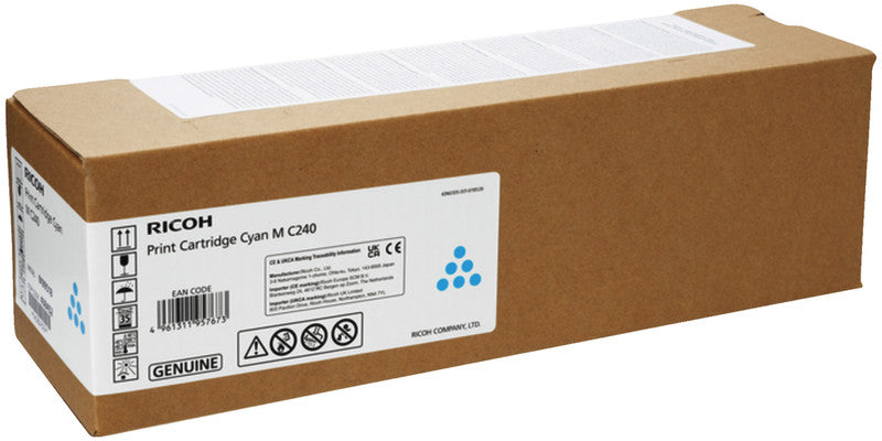 Ricoh Toner 408452 – cyan, 4500 Seiten – für Farb-Laserdrucker/Multifunktionsgeräte