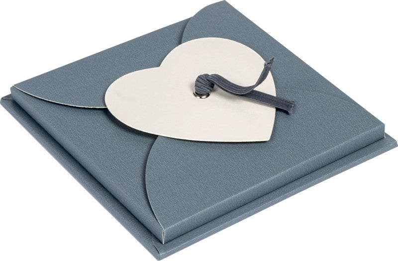 Walther Leporello – grau – 120 × 120 mm