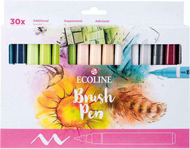 Talens Ecoline – Filzstifte, auswaschbar, 30 Farben