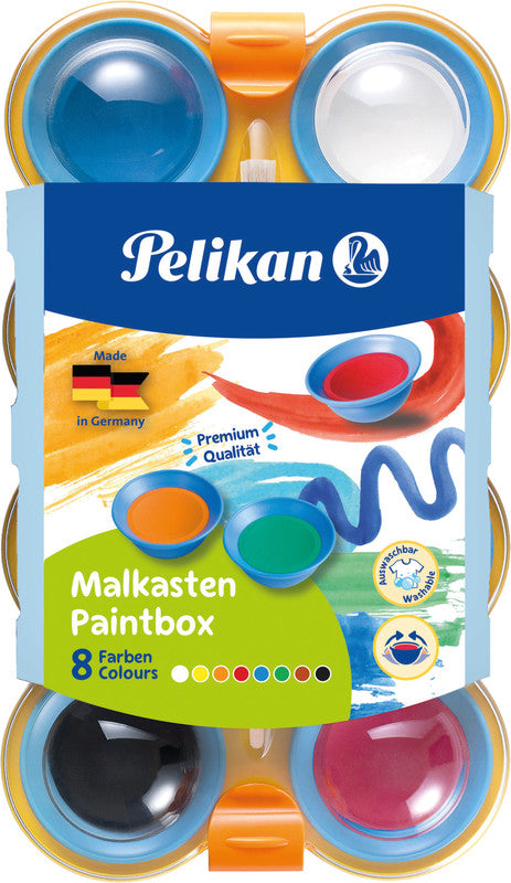 Pelikan mini-friends – Deckfarbkasten – 8 Farben, mit Pinsel
