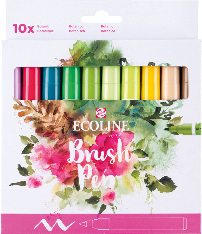 Talens ecoline Filzstifte Botanic, auswaschbar, 10 Farben