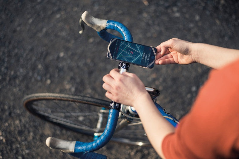 Bike Citizens Fahrradhalterung – für Lenker Ø bis 31,8 mm, Silikon, transparent