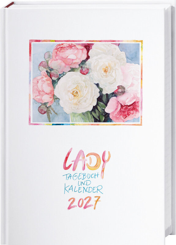 Heye Lady Agenda – 1 Woche/1 Seite, gebunden, A5, 2027, mehrsprachig, Blumen, FSC