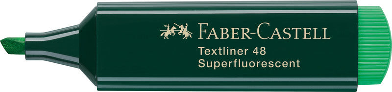 Faber-Castell Textmarker Grün – Keilspitze, 1–5 mm, nachfüllbar