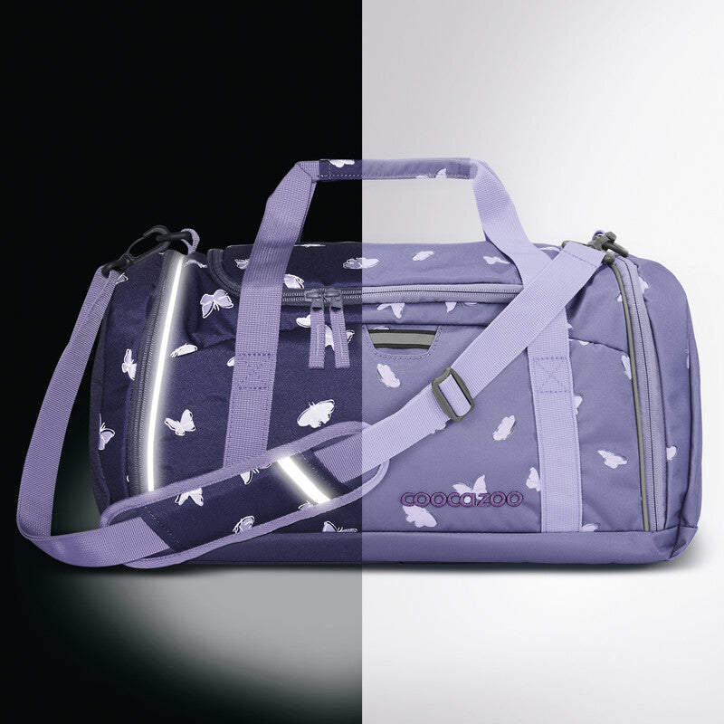 Coocazoo Sporttasche – 20 l, Motiv Reflective Wings, mit Schultergurt, wasserabweisend, 40 × 24 × 23 cm