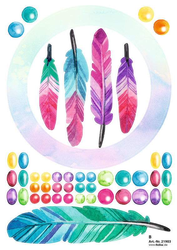 Folia Traumfänger-Set – 8-teilig – 210 × 300 mm