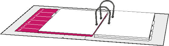 Biella SmartIndex Register – A4, 5-teilig, Karton, weiss, vorgedruckt, verstärkte Taben, Indexblatt