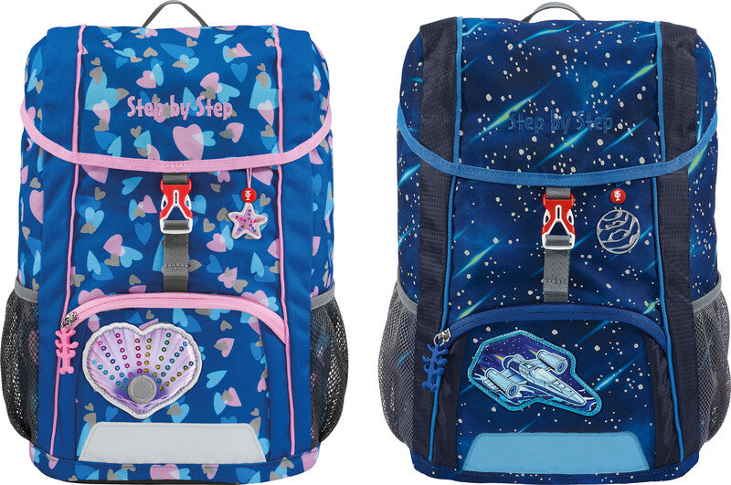 Step by Step Kindergartenrucksack-Set KID REFLECT – 3-teilig – Star Shuttle Elio – 26,0×35,0×17,0 cm