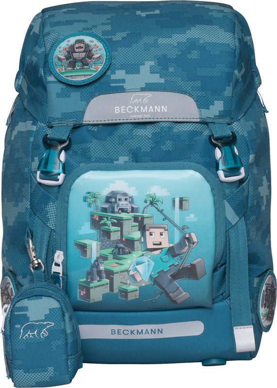 Beckmann Schulrucksack Classic 1st – Jungle Game – eco:plus – 24,0×37,0×25,0 cm