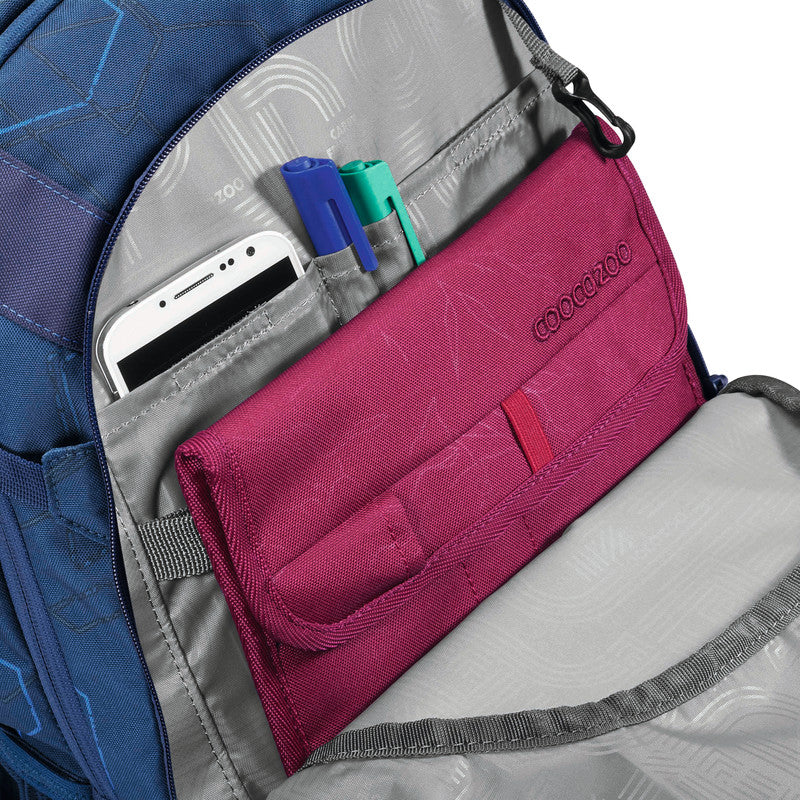 Coocazoo Schulrucksack Mate – Blue Motion – Blau – 30 l, 30,0×44,0×23,0 cm – Recycelte Materialien