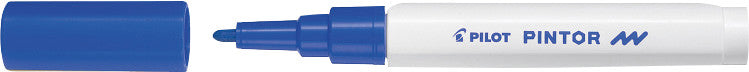 Pilot Pigment-Marker Pintor – Rundspitze 0,9-1,5 mm – Sortiert – 6er-Set – Deckend