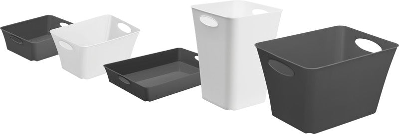Rotho Aufbewahrungsbox – Kunststoff, Weiss, 32,1 × 26 × 43,1 cm – 1er-Pack