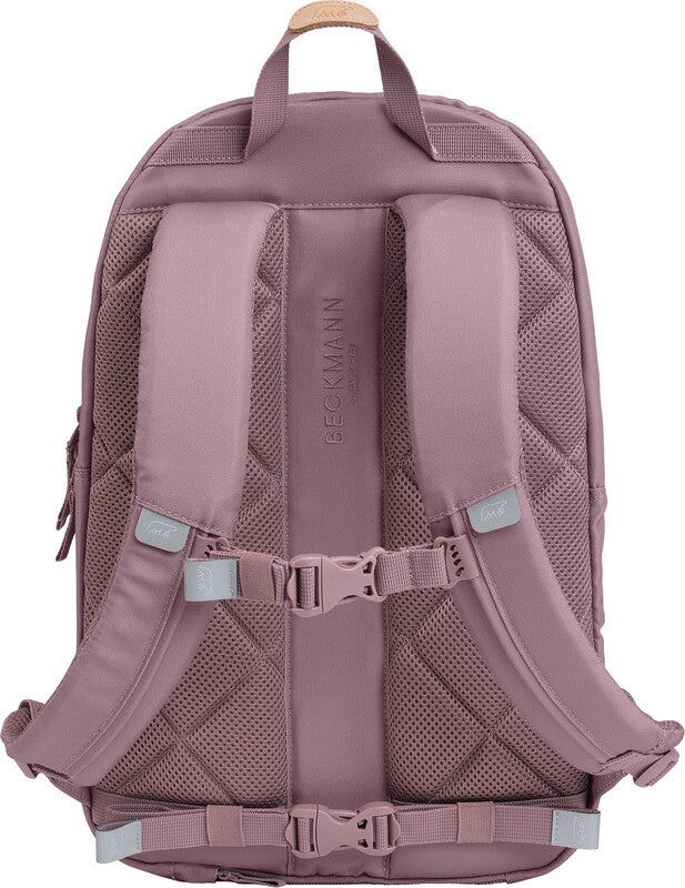 Beckmann Urban Midi Rucksack – Purple Rose – lila – 29,0 × 44,0 × 21,0 cm – recycelte Materialien