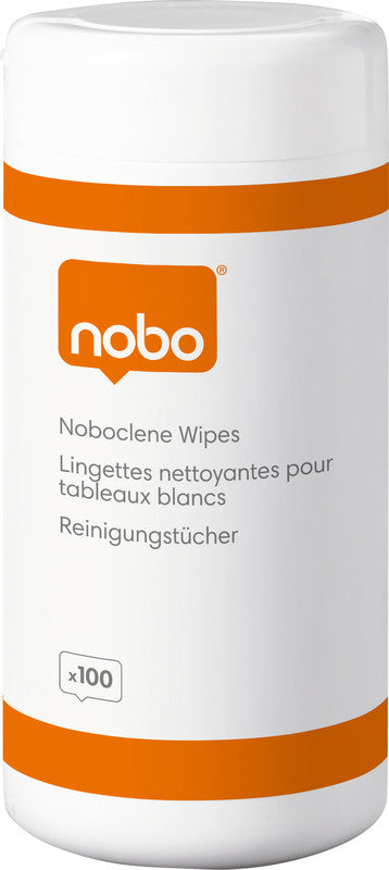 Nobo Reinigungstücher, feucht – für Weisswandtafeln, weiss, 100 Stk.
