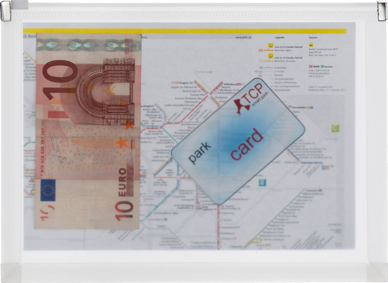 Kolma Sammelmappe für A5, Kunststoff, transparent, mit Zippverschluss