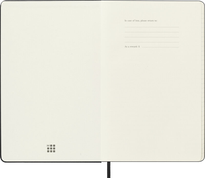 Moleskine Schüleragenda – 1 Tag pro Seite, gebunden, 13 × 21 cm, Aug–Jul, Englisch, Schwarz, FSC
