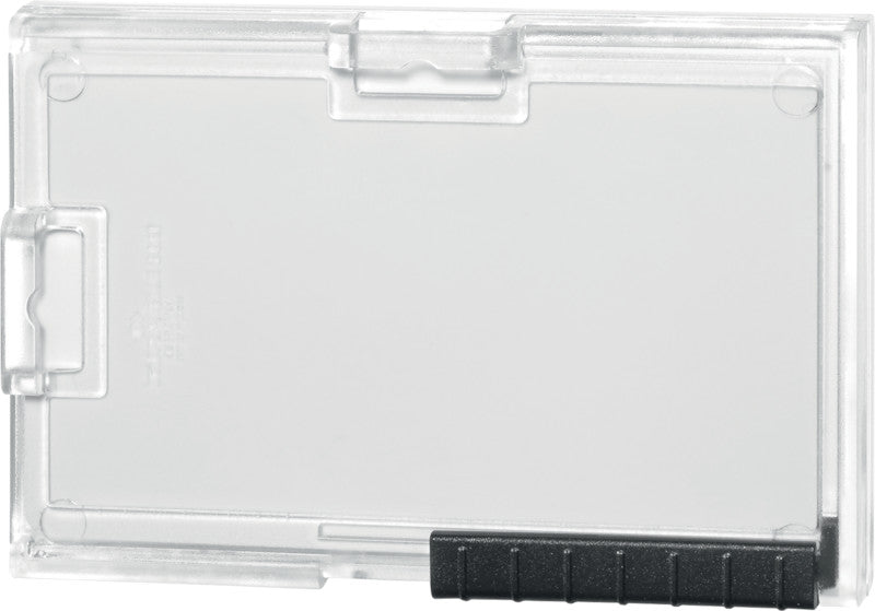 Durable Ausweishalter – 87 × 54 mm, Kunststoff, Transparent – 10 Stück
