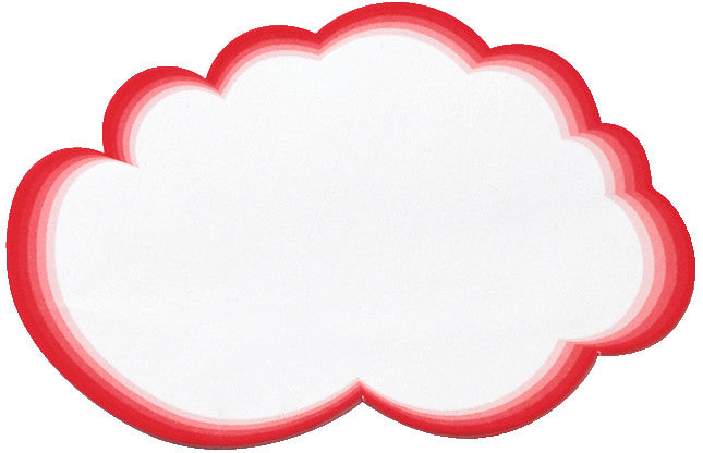 Legamaster Moderationskarten – für 265 × 430 mm quer – Packung 20 Stück, Papier, mehrfarbig, Wolke