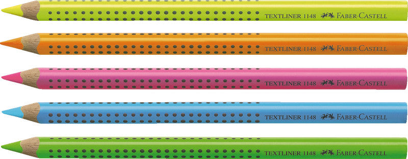 Faber-Castell 1148 Markier-Farbstift Gelb – Rundspitze, 1–5 mm, radierbar, FSC