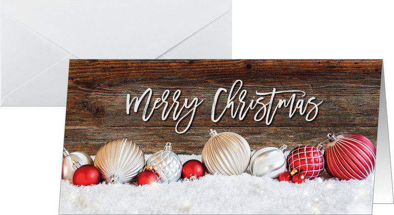 Sigel Weihnachtsgrusskarte – 220 × 110 mm – mit Umschlägen, 25er Pack