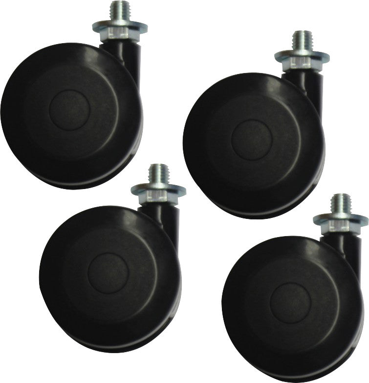 Reef Rollensatz – Kunststoff, Schwarz, 4er-Set, für Reef Ordnerdrehsäule