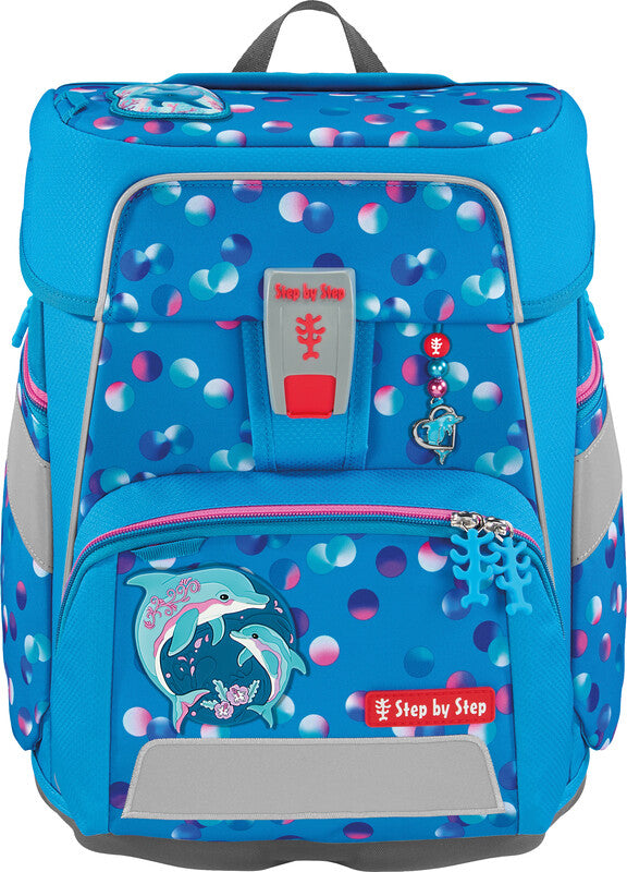 Step by Step Schulrucksack-Set Space – 5-teilig – Dolphin Finja – aus 100% recycelten PET-Flaschen