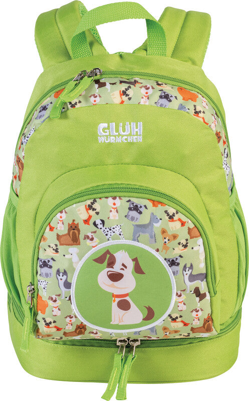 Glühwürmchen Kindergartenrucksack Nino – Hund, lime