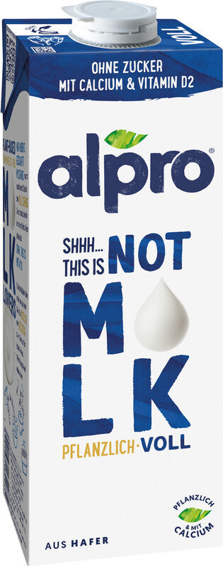 Alpro Haferdrink UHT THIS IS NOT M*LK, voll 3,5% Fett – 1 l