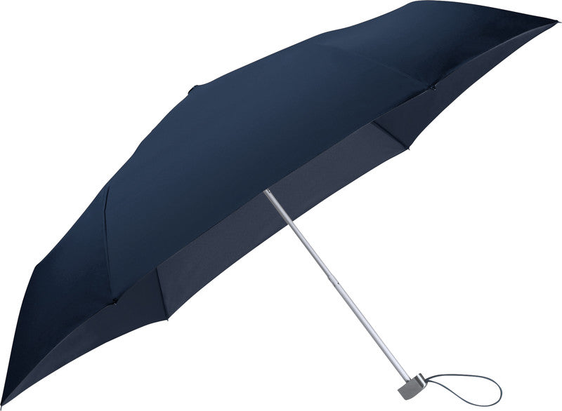 Samsonite Taschenschirm Rain Pro – manuell – Ø 97 cm, L 24 cm – blau – windfest – Polyester