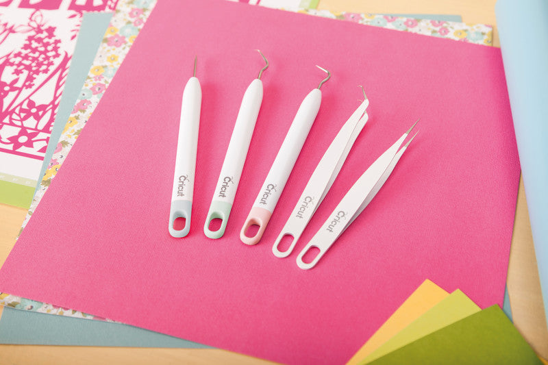Cricut Werkzeugset – 5-teiliges Set – mehrfarbig – für Schneideplotter