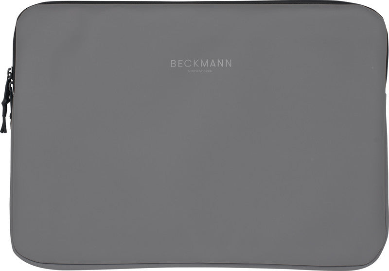 Beckmann Street Notebook-Schutzhülle – für Notebooks bis 14", wasserabweisend, recyceltes PET (rPET), grau