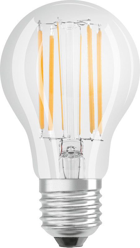 Osram LED-Leuchtmittel Classic A Filament E27 – 8 W, 1055 lm, 2700 K Warmweiss, Klar