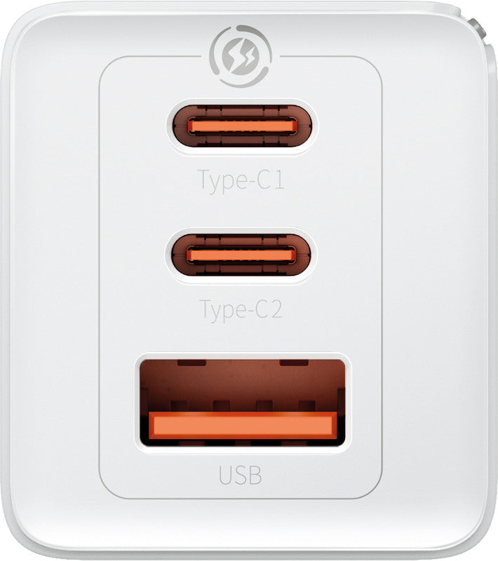 Baseus GaN 5 Pro Ladegerät – 65 W, 2× USB-C + 1× USB-A, PD 3.0