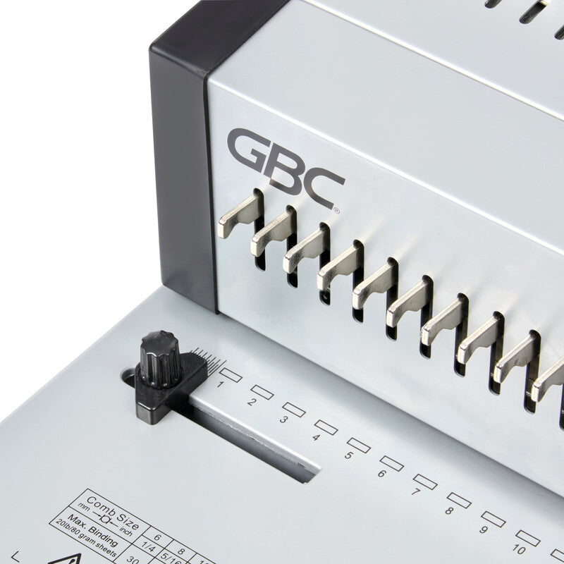 GBC CombBind C25Pro Bindegerät – Plastikbindung, für 21-Loch, A4, bis 20 Blatt