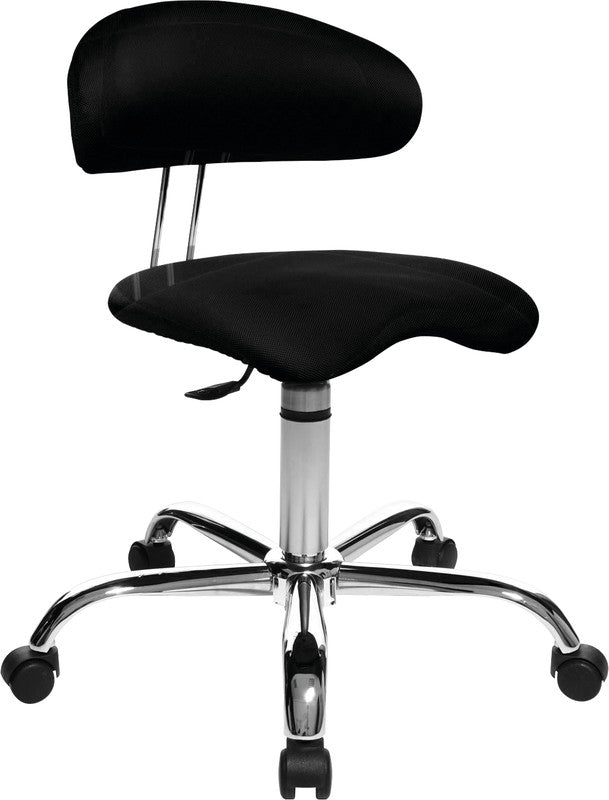 Topstar Hocker Sitness 40 – Sitzhöhe 43–51 cm, 110 kg, schwarz