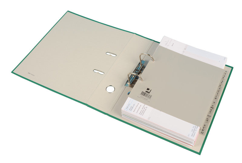 Q-Connect Teilregister – für A4, halbe Höhe, Kunststoff (PP), A–Z, 24-teilig, grau, 2-fach