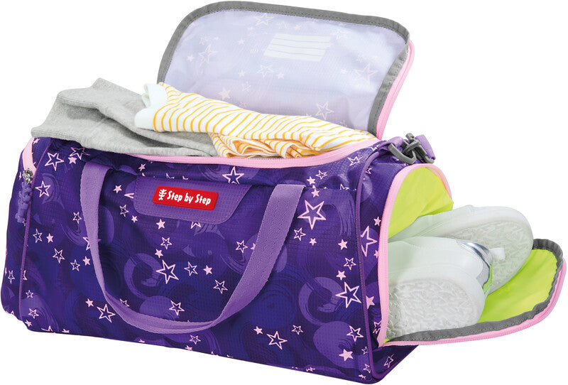 Step by Step Sporttasche CLOUD – 13 l, Motiv Pegasus Liv, mit Schultergurt, wasserabweisend, 38 × 20 × 23 cm