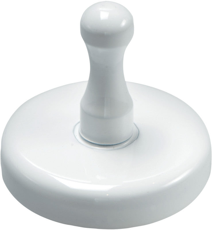 Berec Griffmagnet, rund, Ø 29,5 mm, weiss, Haftkraft 4 kg – für Whiteboards