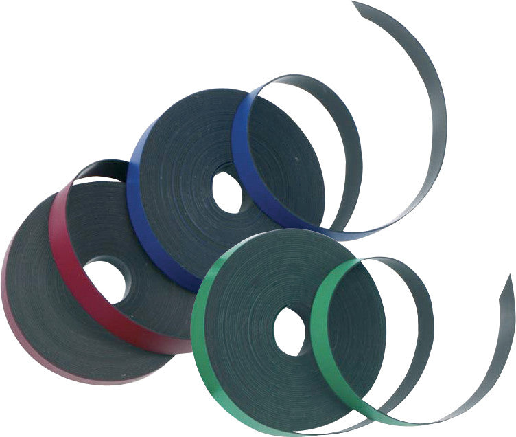 Nobo Magnetbandstreifen – 5 mm × 2 m, Rot, Spenderrolle