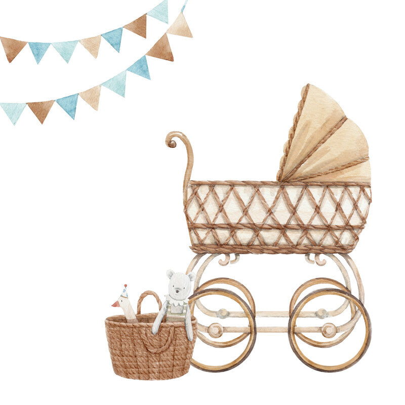 Fasana Servietten Welcome Baby – 33 × 33 cm – 3-lagig, Tissue – 20 Stk., FSC