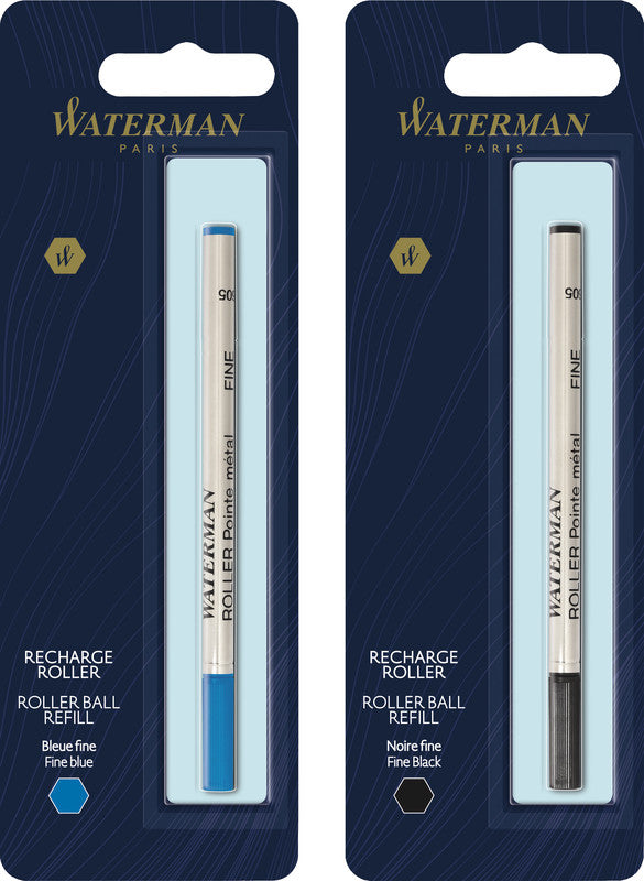 Waterman Rollerpatrone – blau, 0,8 mm, geruchsarm, 1 Stk.