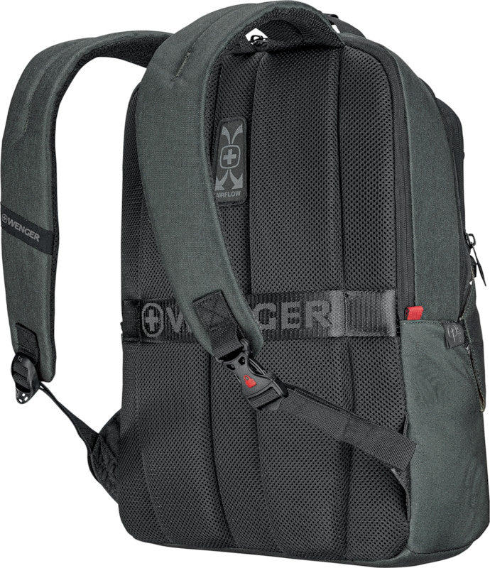 Wenger/SwissGear Wenger MX ECO Professional – Notebook-Rucksack – für 16"-Notebook, 20 l, rPET (recyceltes PET), grau