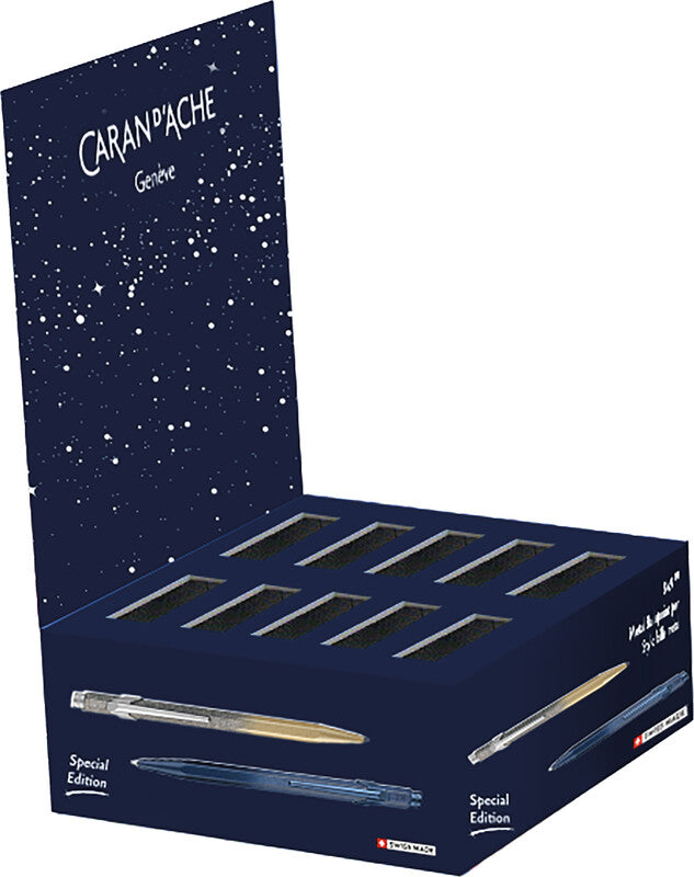 Caran d-Ache Caran d'Ache Kugelschreiber – Blau, Aluminium