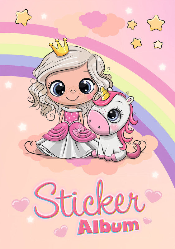 HERMA Stickeralbum Prinzessin Sweetie – A5, 16 Seiten