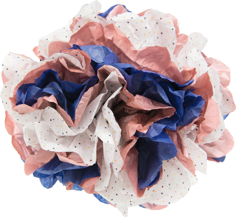 Folia Seidenpapier satiniert – Blau – 50 × 75 cm, 6 Bogen