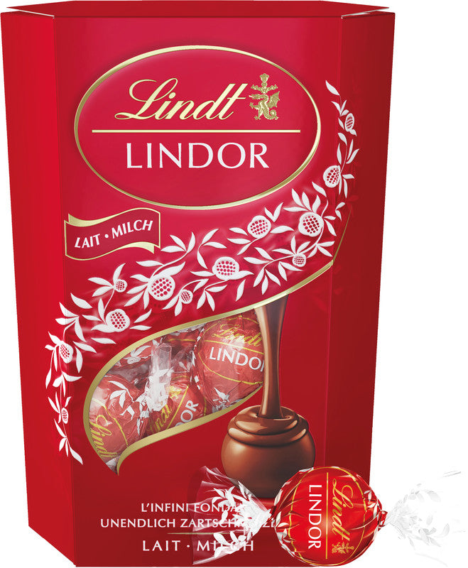 Lindt LINDOR Pralinés Cornet – Milch, 200 g