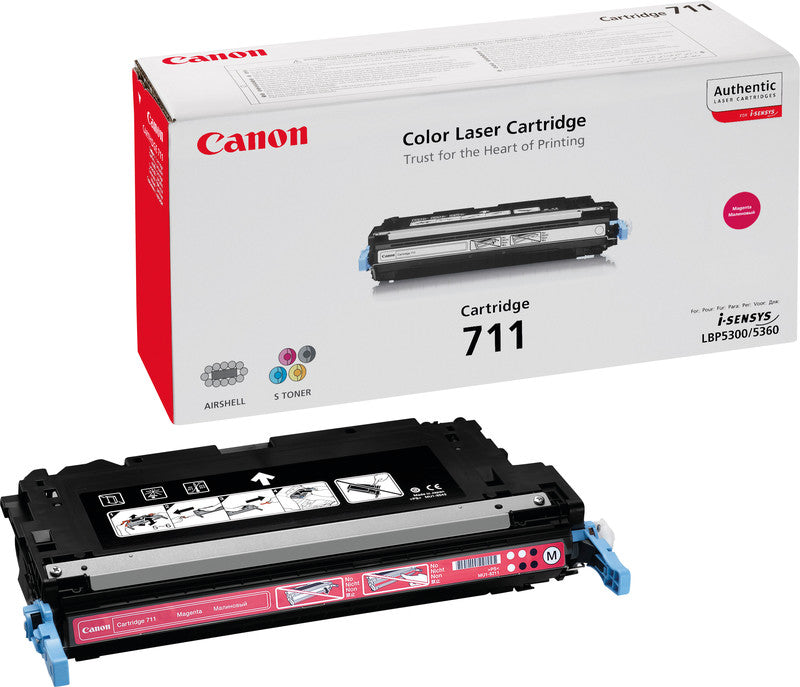 Canon Toner 711 – magenta, 6000 Seiten