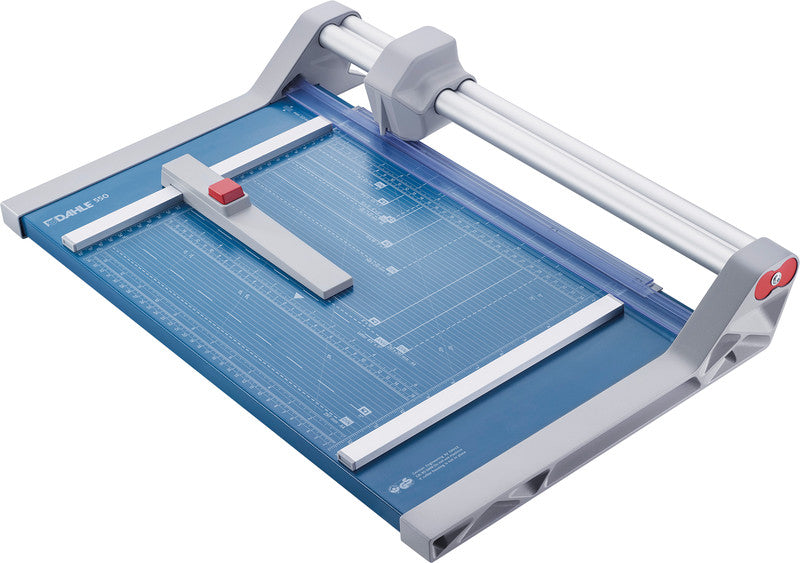 Dahle Roll- und Schnitt-Schneidemaschine 550 Generation 3 – 360 mm, bis A4, 20 Blatt