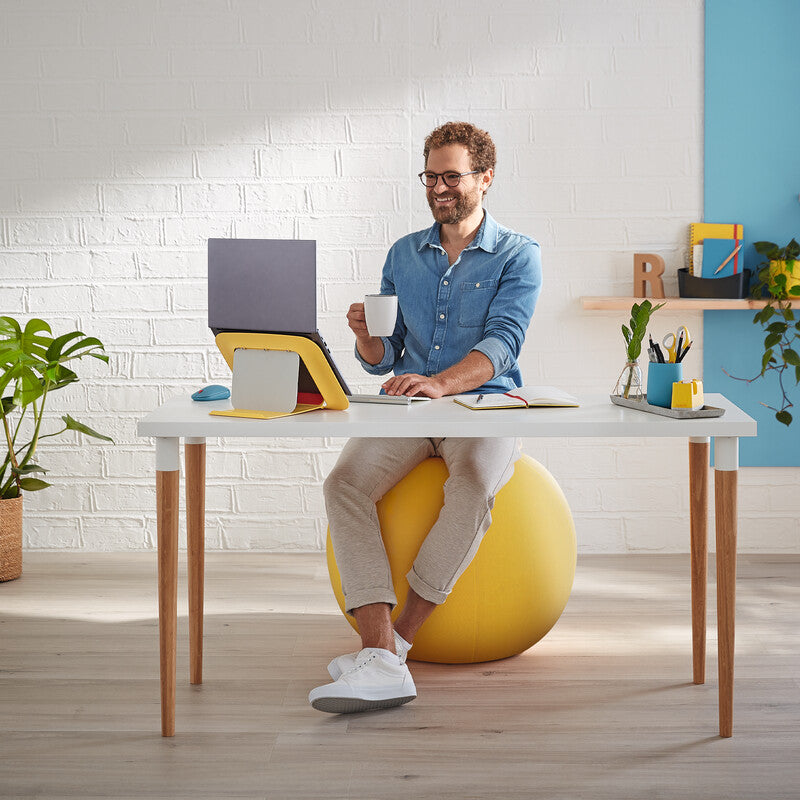 Leitz Sitzball Ergo Cosy Active – Ø 65 cm, warmes Gelb